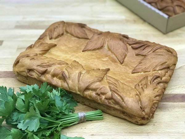 с картофелем и овощами
